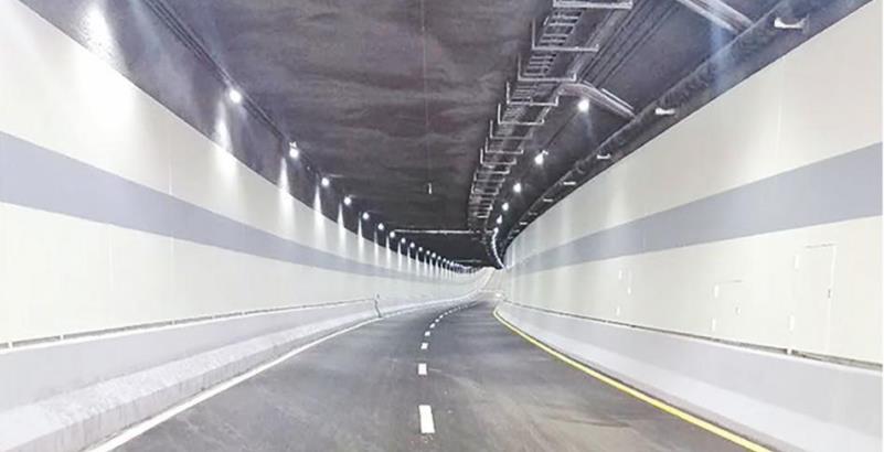 江蘇連云港高鐵站前廣場(chǎng)隧道40000㎡隧道鋼鈣板